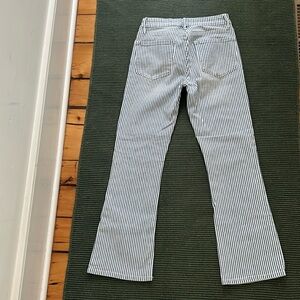 Frame striped blue and white pants